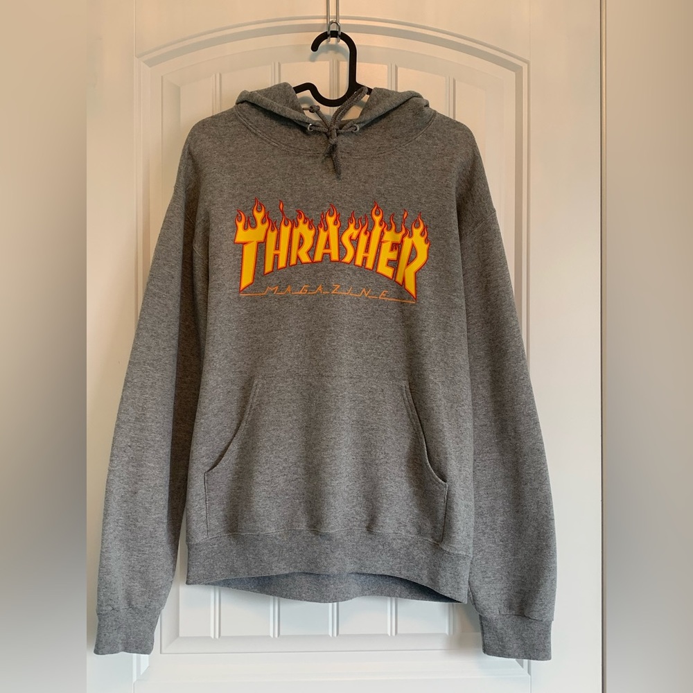 COPY - Grey Thrasher Graphic Hoodie
